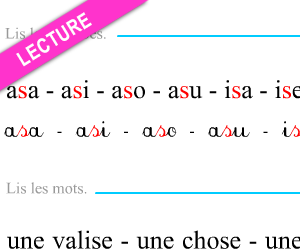 Fiche de lecture à imprimer, le son z